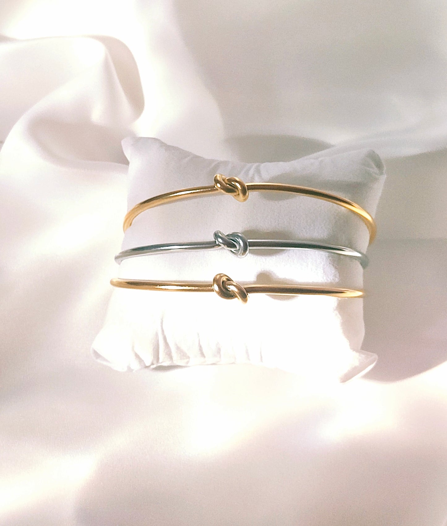 Bracciali a nodo in acciaio inossidabile