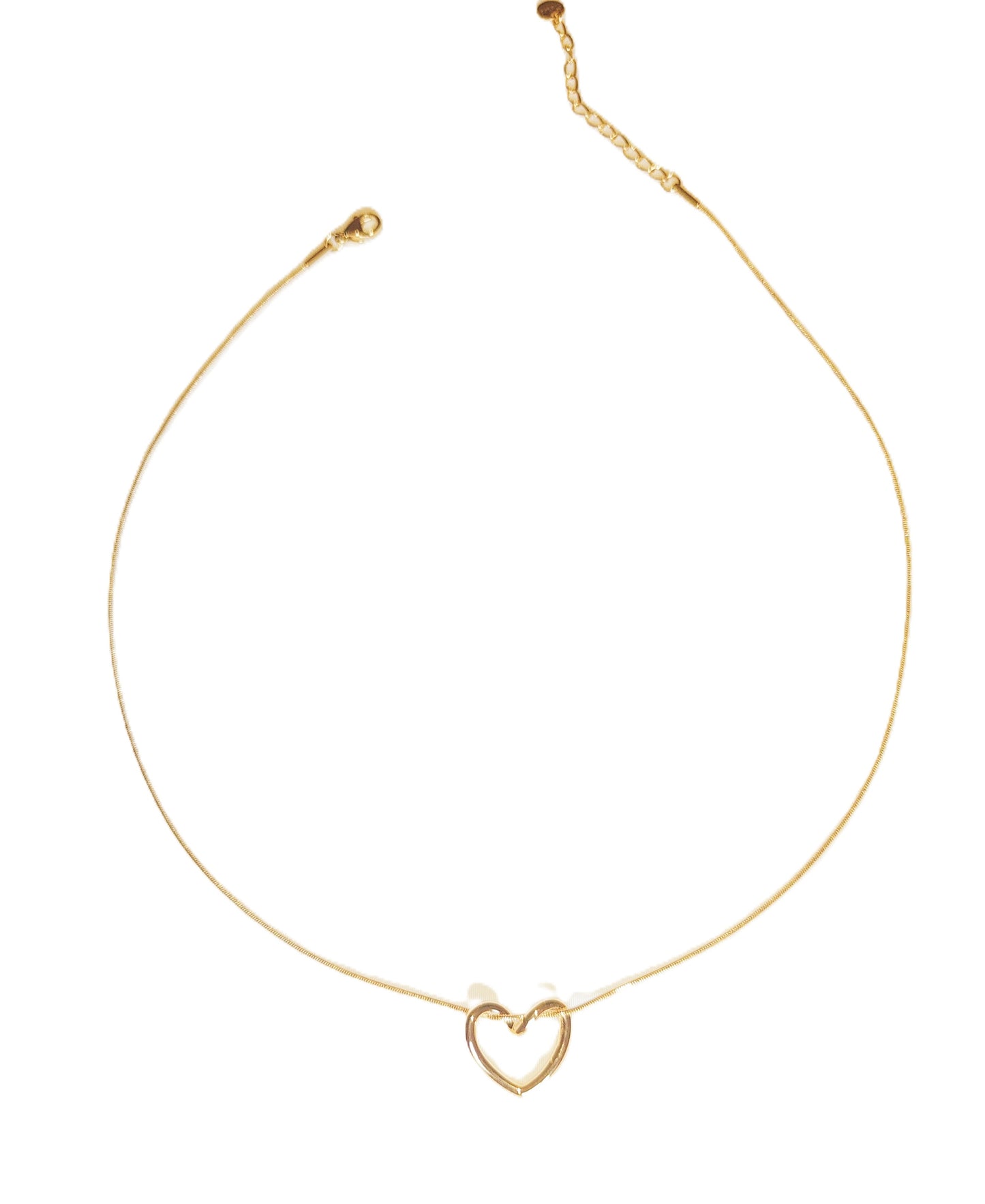 Collana cuore vuoto appeso