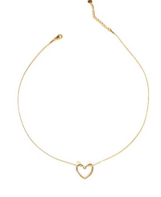Collana cuore vuoto appeso