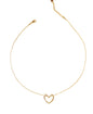 Collana cuore vuoto appeso