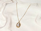Collana a pendente con perla bianca di acqua dolce