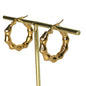 Orecchini in acciaio inossidabile a cerchio stile hoop
