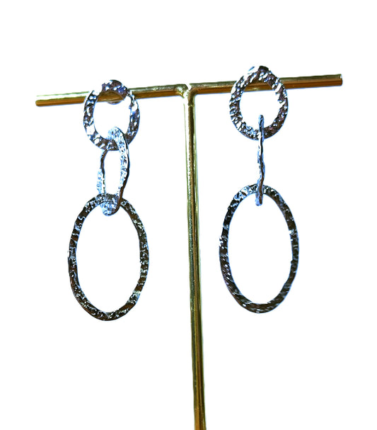 Orecchini pendenti a catena in acciaio inossidabile